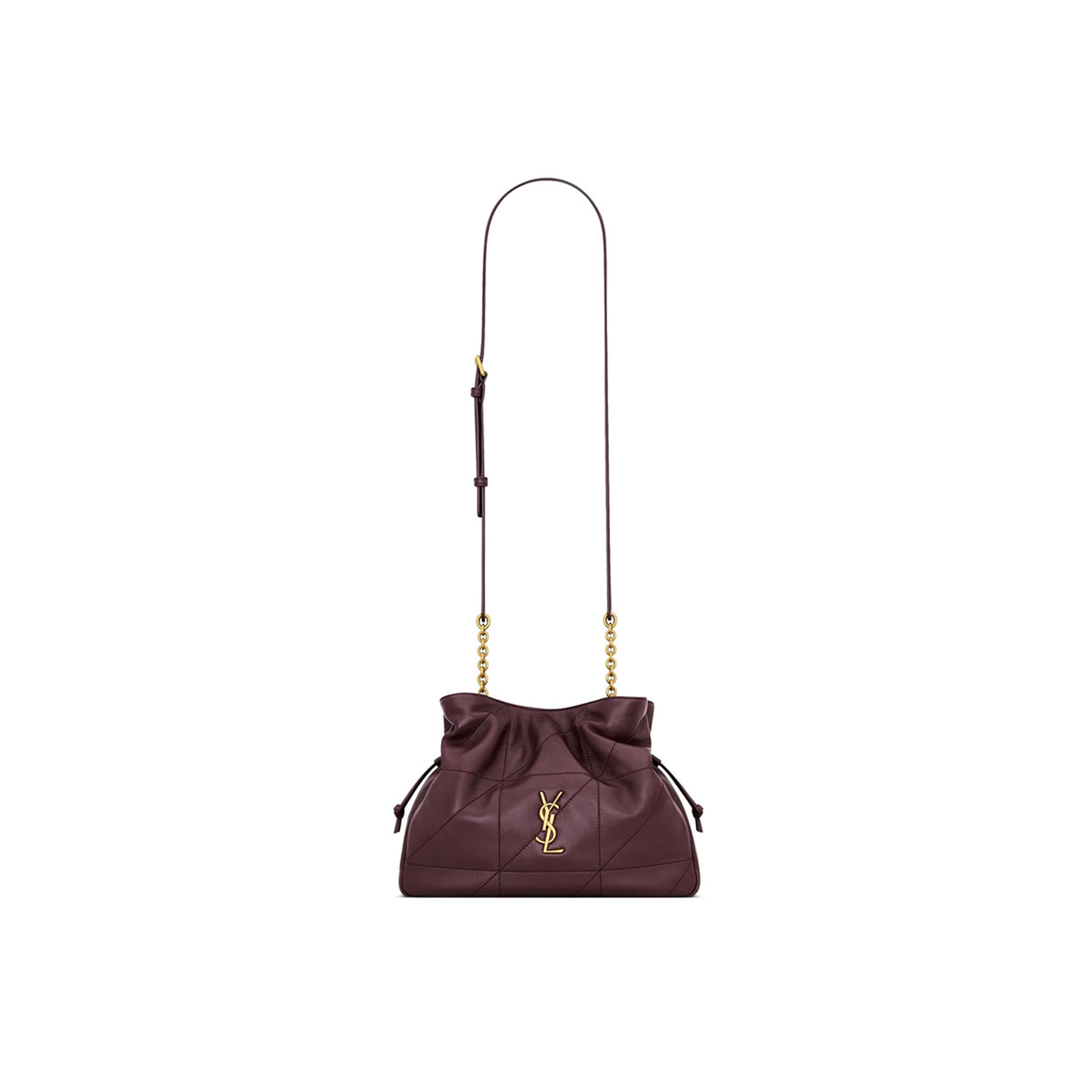 YSL JAMIE SHOULDER POUCH IN LAMBSKIN 862712AAB326195 (26*18*12.5cm)
